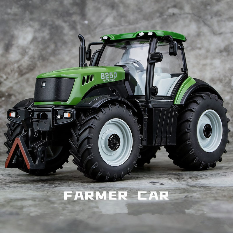Farming Agriculture Land - 1/30 Alaşım Traktör Modeli Döküm Metal