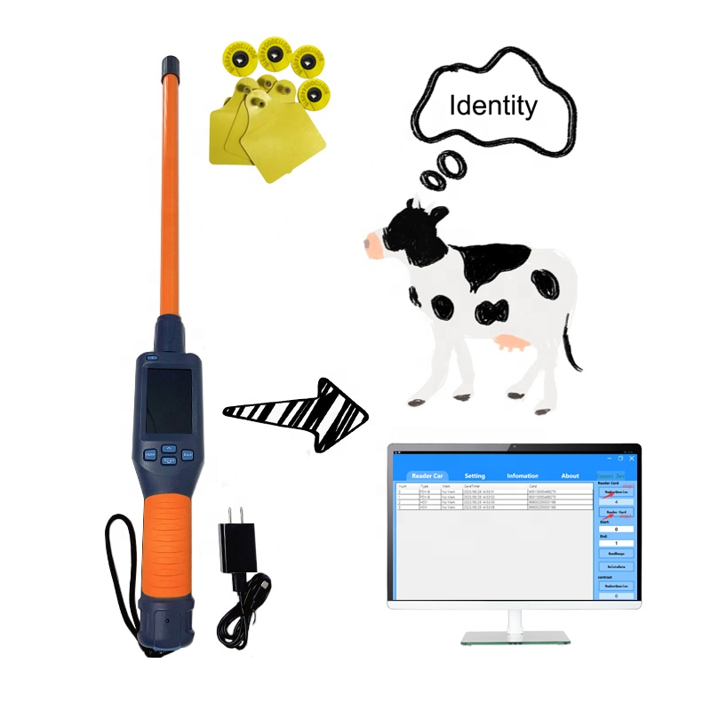 Livestock Ear Tag - 134.2kHz ISO11784/5 RFID Çubuk Okuyucu FDX-B