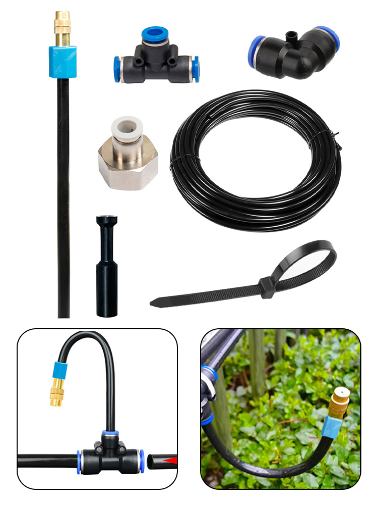 Agriculture Farming Kit - 360 Derece Ayarlanabilir Bakır Nozul Sprey