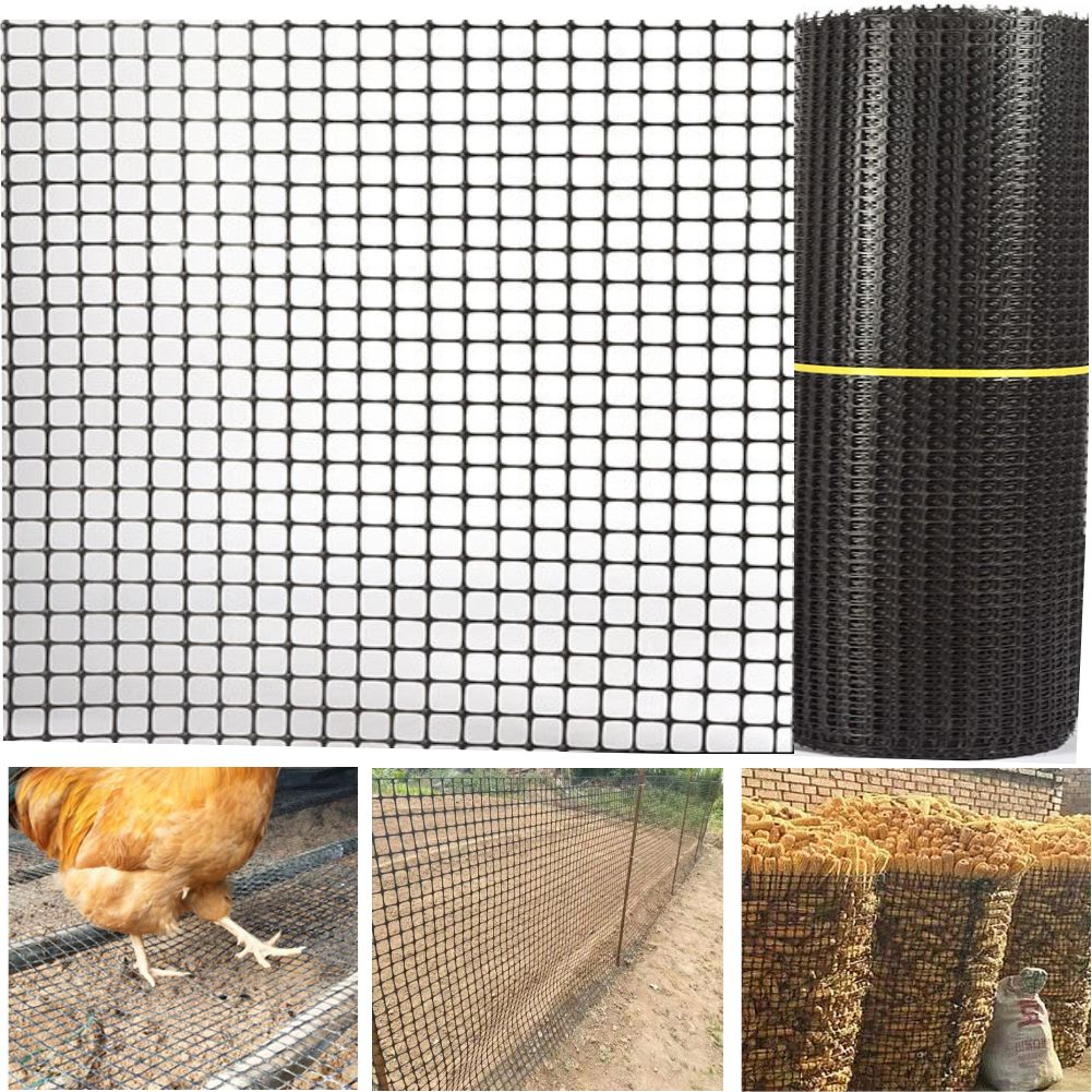 Rabbit Cage Wire - Bahçe Kafes Örgüsü Siyah Plastik Sızdırmaz