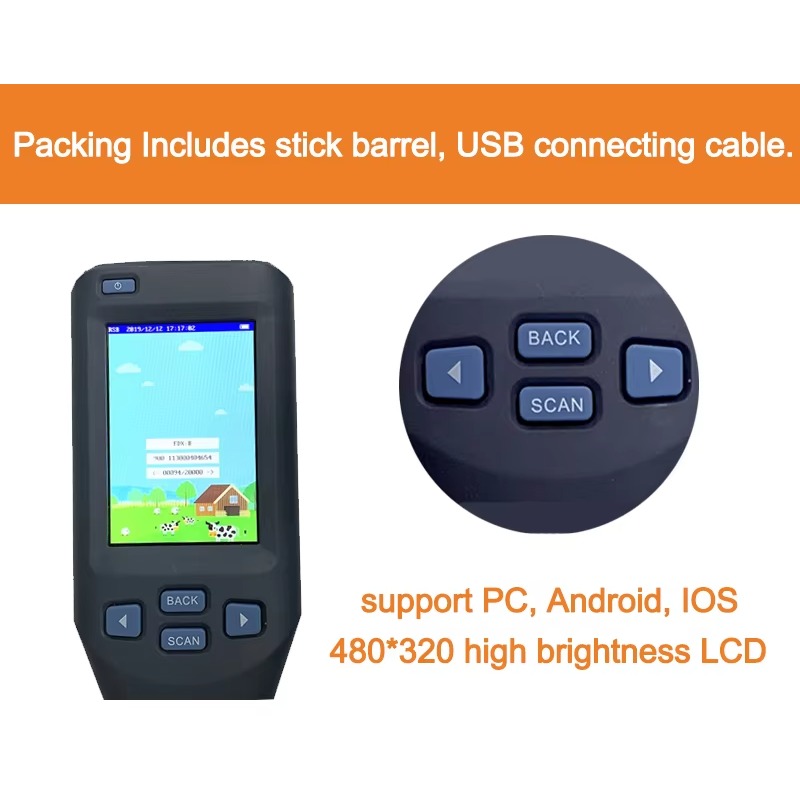 134.2kHz ISO11784/5 RFID Çubuk - Livestock Ear Tag incelemesi ve fiyatı